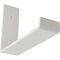 Ekena Millwork Steel Hanging Shelf Bracket, White Primer 2"W x 8"D x 6"H BKTM02X08X06HSPWH - alternate 1
